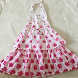 Girl's Ombré Flower Halter Dress Size 6X